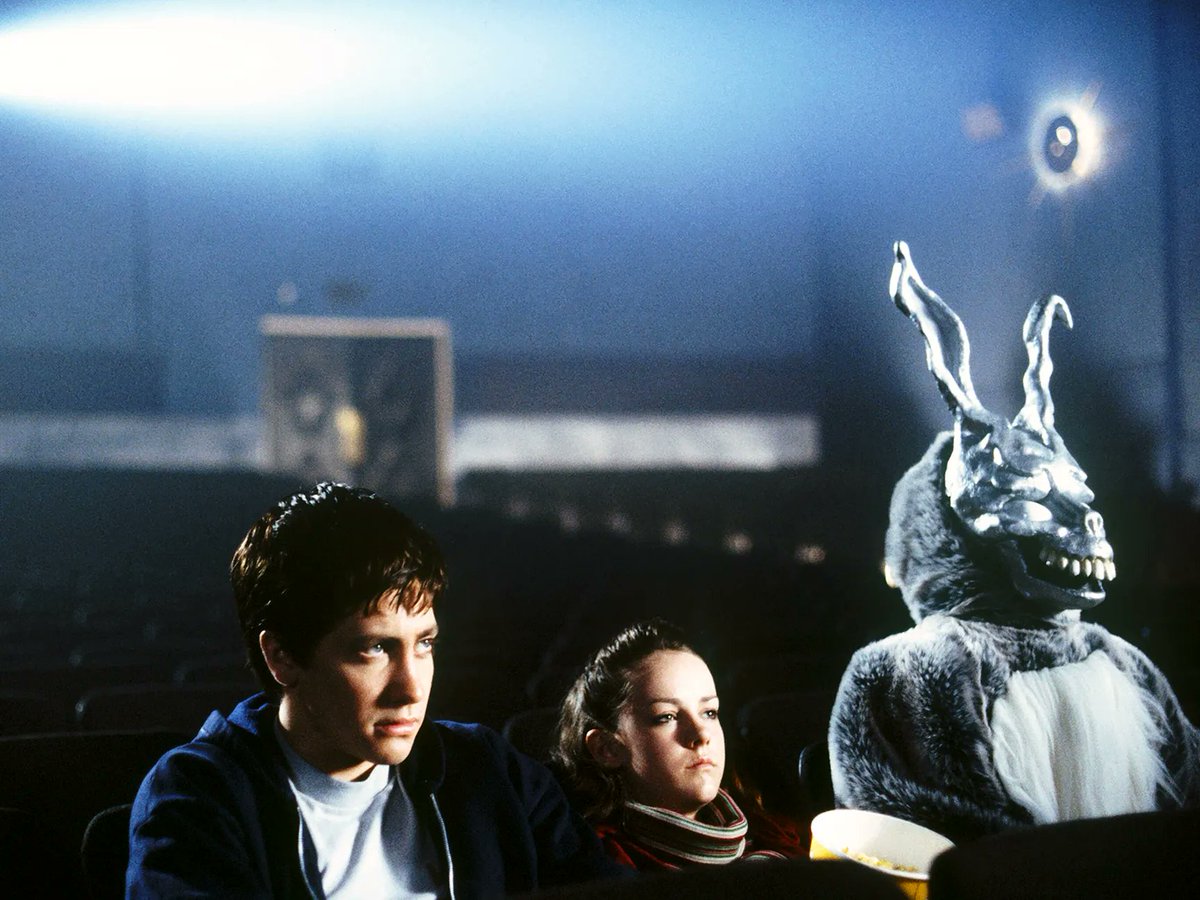 Make like these guys on Thursday Oct 3 at 8.30pm <a href="/riocinema/">Rio Cinema</a>. A special screening of Donnie Darko to mark a new Darko-inspired collection from <a href="/scrtco/">SCRT®</a>. Free mind-bending beverage and popcorn with every ticket