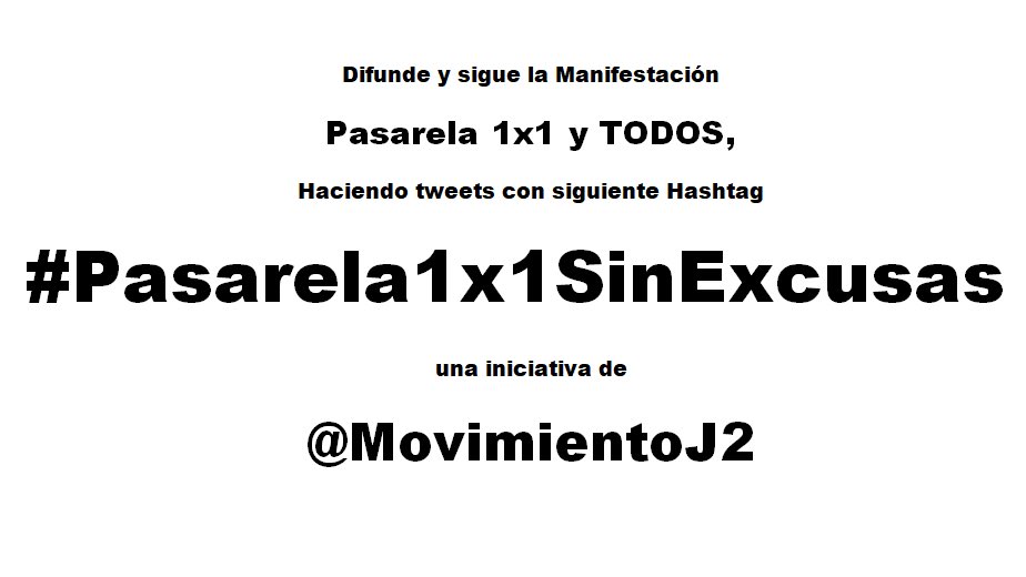 ComunicJ2Madrid's tweet photo. Se libera Hashtag de MANIFESTACIÓN 28 S. Tuiteamos con este hashtag 

#Pasarela1x1SinExcusas https://t.co/m5Bg2Umgy3