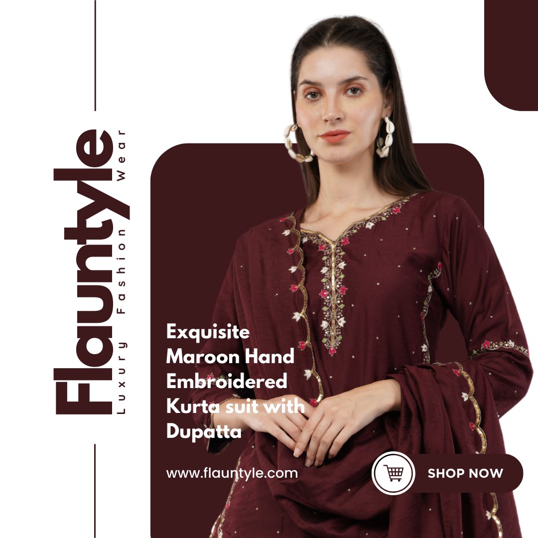 flauntyle's tweet photo. Majestic Maroon Alert! Flauntyle's hand-embroidered kurta suit exudes timeless elegance. Crafted for the modern muse, it's the perfect blend of tradition and style. Shop now and stand out! ✨👗
🌐 https://t.co/54OrxZ9rxj
#Flauntyle #MajesticMaroon #LuxuryFashion #KurtaSuit https://t.co/TFxnkSbHch