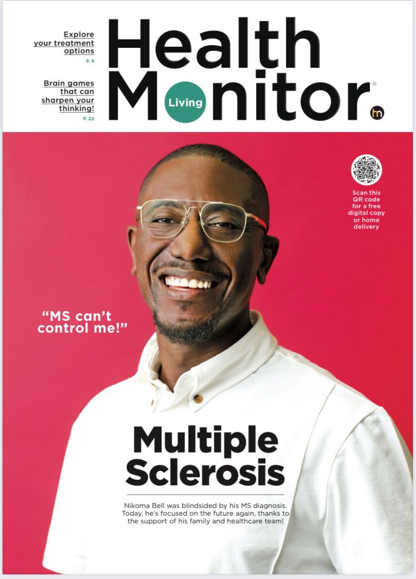 Honoured to be on the cover of my first US publication thank you <a href="/HealthMonitor/">Health Monitor Network</a> 🧡 You can read the article here: guide2conditions.com/_files/ugd/8f7…

MS cant control me!