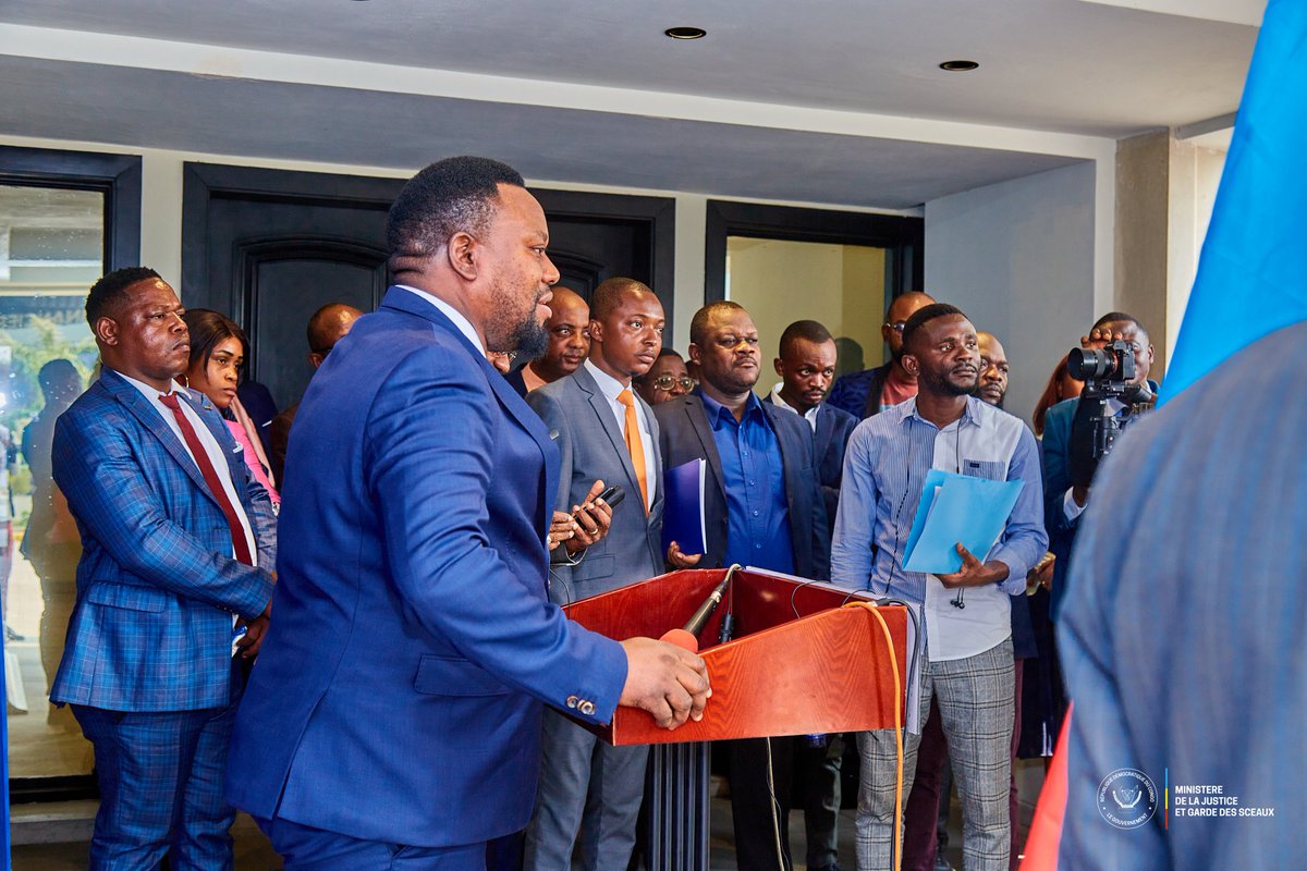 ‼️‼️Urgent Urgent 

Procès RDC vs Rwanda à la Cour de Justice de l'EAC:

Ce mardi 01/10 à 10h au Palais de Justice, le Vice-Ministre de la Justice chargé du Contentieux International, Samuel MBEMBA KABUYA tiendra un point presse sur la première audience tenue le 26/9 à Arusha