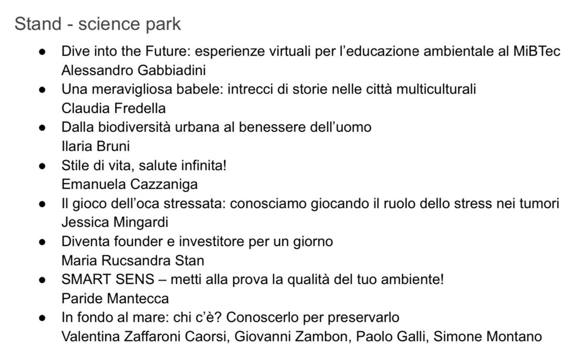 unimib's tweet photo. Ecco gli stand dei ricercatori di Milano-Bicocca allestiti presso il Bicocca Stadium di viale Sarca.
Oggi fino alle 20.00 per #Meetmetonight https://t.co/NNquCb7kuv