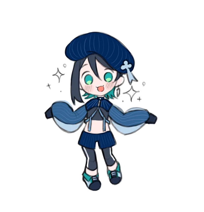 クラゲちゃんのお洋服のデザインが可愛かったんだ 