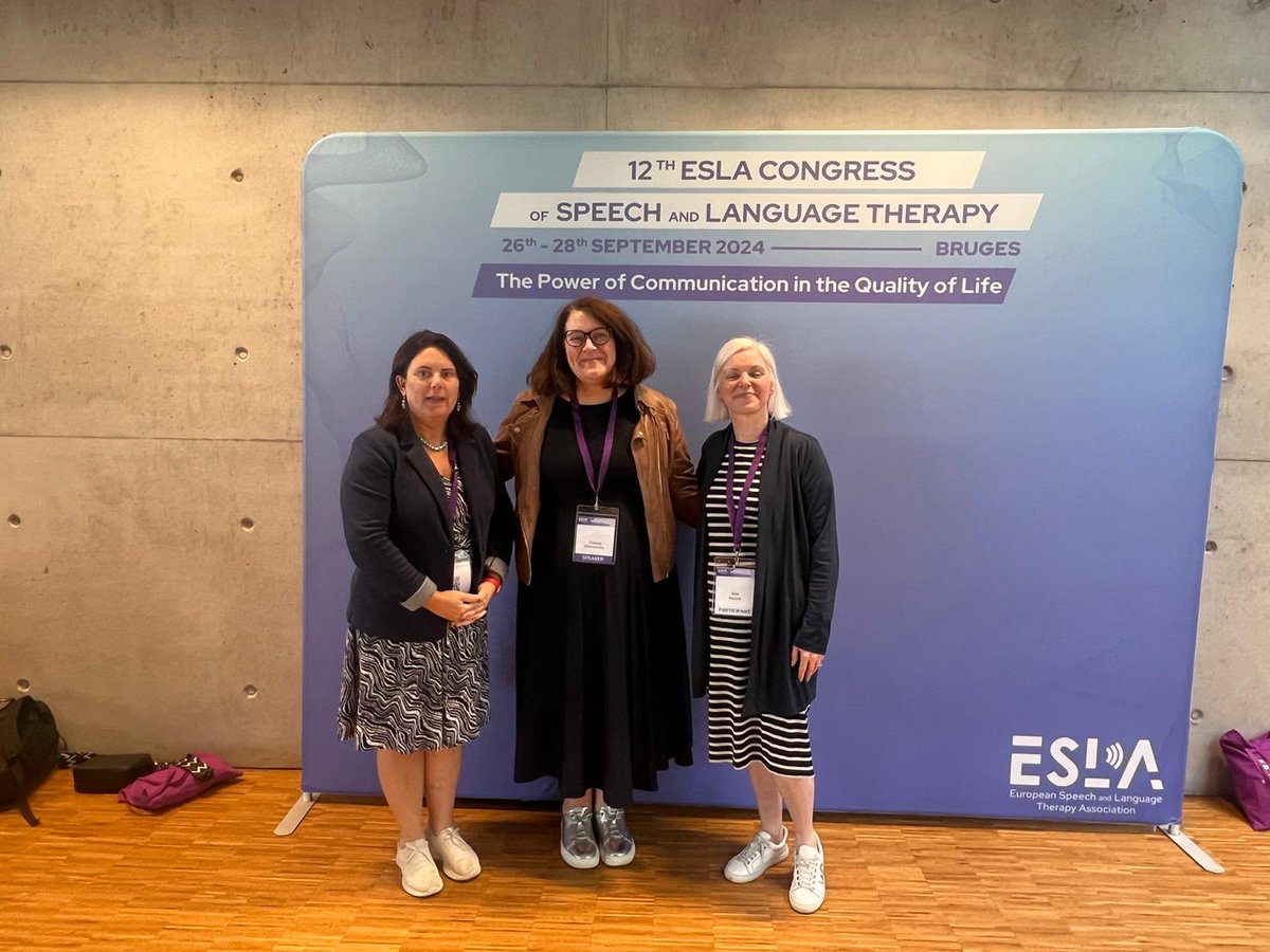 Aine Kearns SLT (@ainekearnsslt) on Twitter photo Three of the researchers from the HEA North-South funded research project <a href="/ENSPIRED_IRE/">ENSPIRED</a> presenting their current findings <a href="/ESLAEurope/">ESLA Europe</a> congress <a href="/DrHelenKelly_/">Dr Helen Kelly</a> <a href="/OrlaDuffy11/">Dr. Orla Duffy</a> Three of the researchers from the HEA North-South funded research project <a href="/ENSPIRED_IRE/">ENSPIRED</a> presenting their current findings <a href="/ESLAEurope/">ESLA Europe</a> congress <a href="/DrHelenKelly_/">Dr Helen Kelly</a> <a href="/OrlaDuffy11/">Dr. Orla Duffy</a>