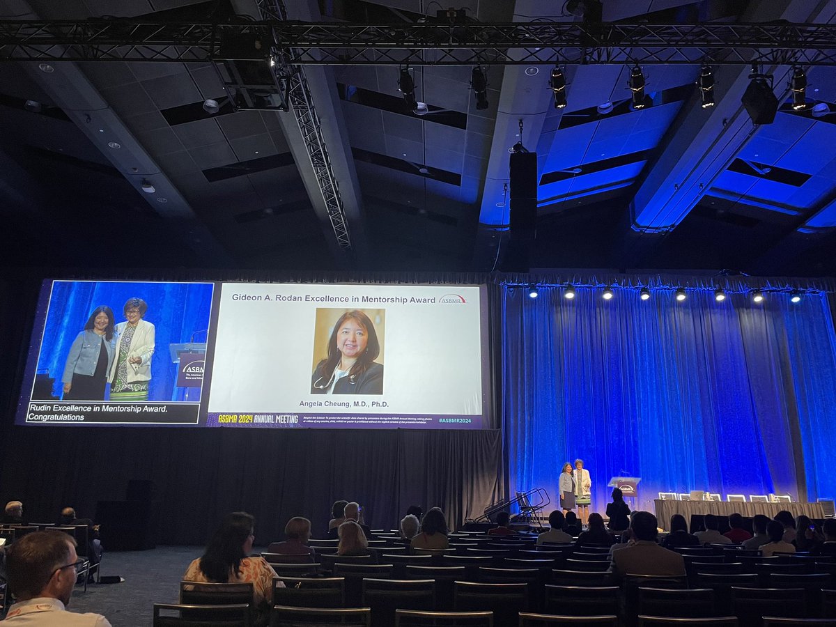Congratulations <a href="/AngelaMCheung/">Angela M. Cheung</a> on receiving the Gideon Rodan Excellence in Mentorship Award from <a href="/ASBMR/">ASBMR</a> !