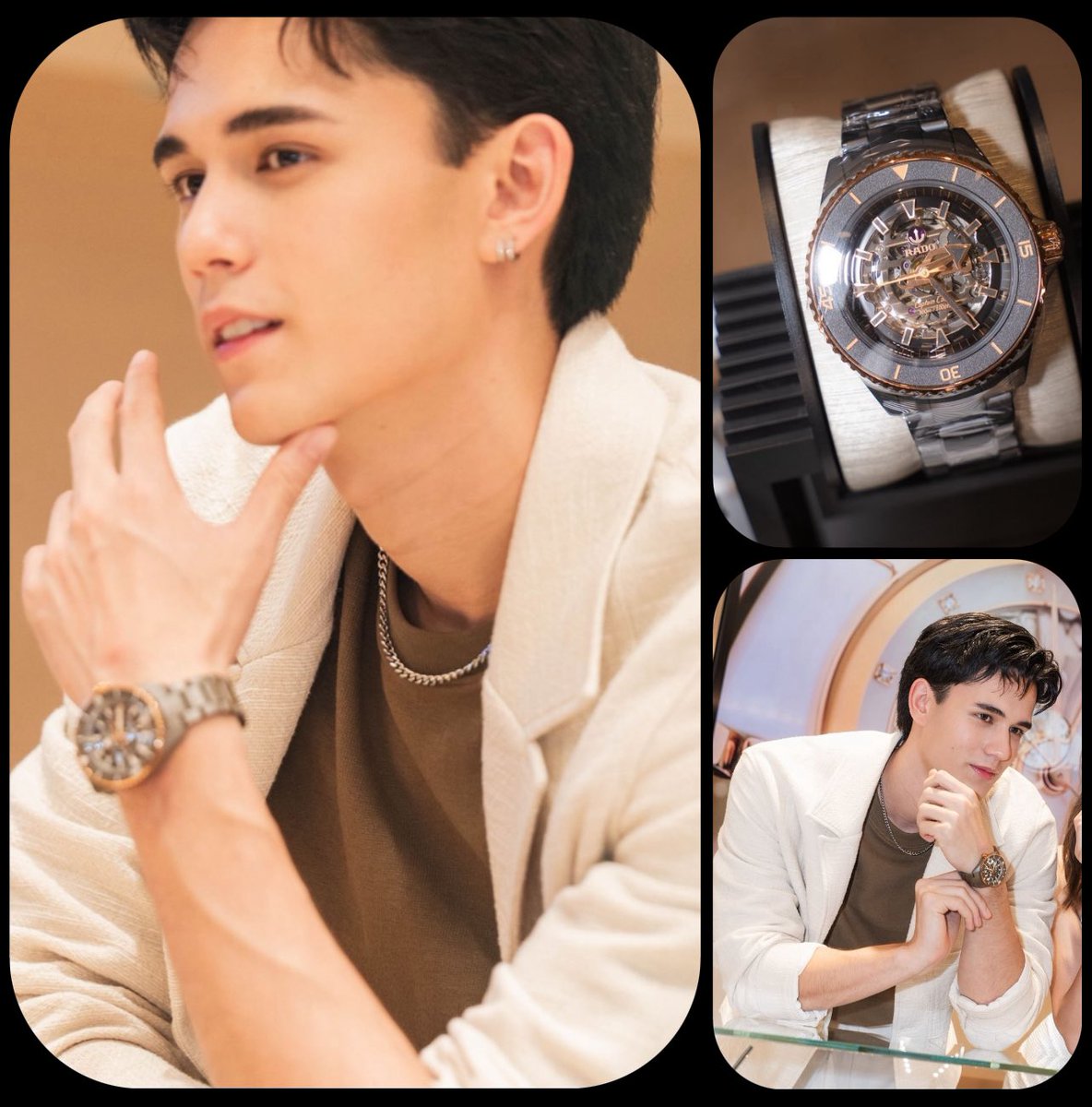 Tarnney_S's tweet photo. 🐝🧡 ผมมีเวลาให้คุณเสมอ!!!
#เทศน์ไมรอน #TateMyron
#Rado
#CaptainCook
#CeramicWatch
#Feelite