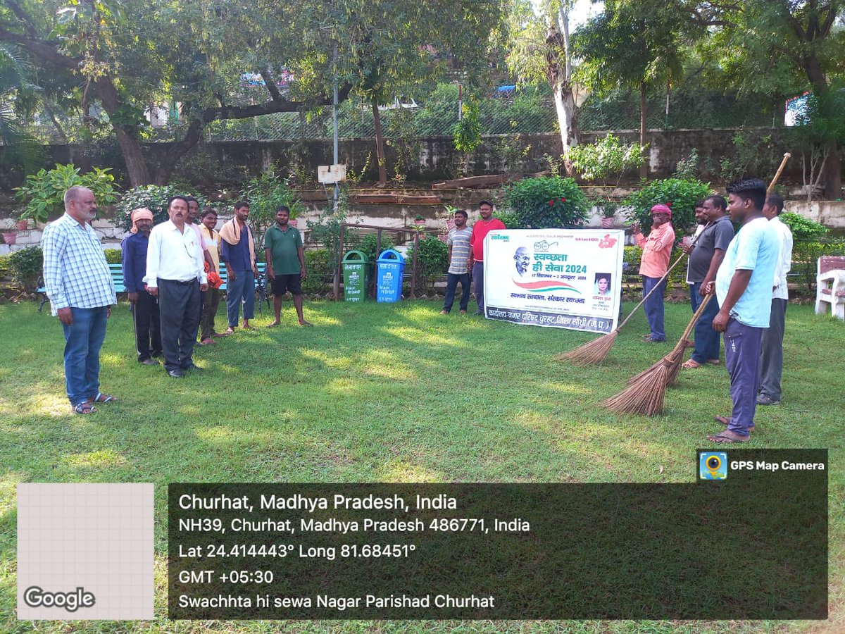 ChurhatSwachh's tweet photo. स्वच्छता ही सेवा अभियान  अंतर्गत आज दिनांक 28.09.2024 को स्वभाव स्वच्छता, संस्कार स्वच्छता, के अंतर्गत वार्ड क्र 01में स्थित वेस्ट तो वंडर पार्क में पुराने टायरो से कबाड़ से जुगाड कर टायरो के गमले बनाकर फूल लगाए गए #sh2024 #swabhavswachhata #sansarswachhata #swachhatahisewa2024 https://t.co/NU2oD0LfGN