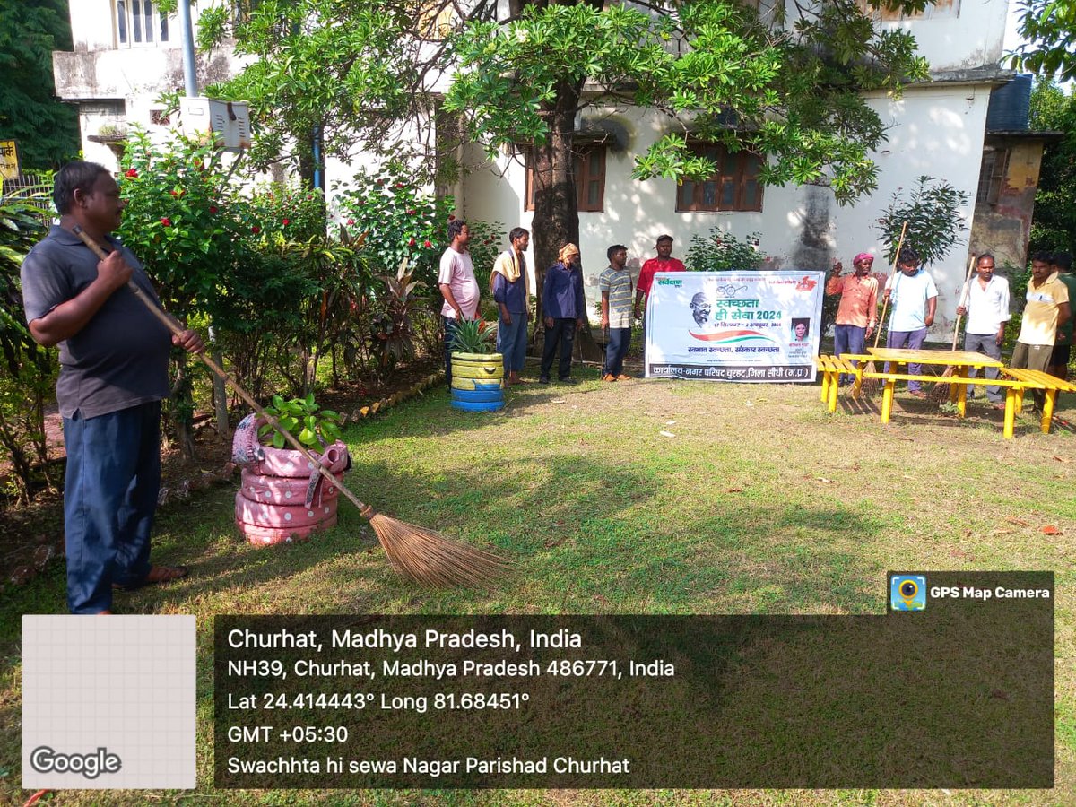 ChurhatSwachh's tweet photo. स्वच्छता ही सेवा अभियान  अंतर्गत आज दिनांक 28.09.2024 को स्वभाव स्वच्छता, संस्कार स्वच्छता, के अंतर्गत वार्ड क्र 01में स्थित वेस्ट तो वंडर पार्क में पुराने टायरो से कबाड़ से जुगाड कर टायरो के गमले बनाकर फूल लगाए गए #sh2024 #swabhavswachhata #sansarswachhata #swachhatahisewa2024 https://t.co/NU2oD0LfGN