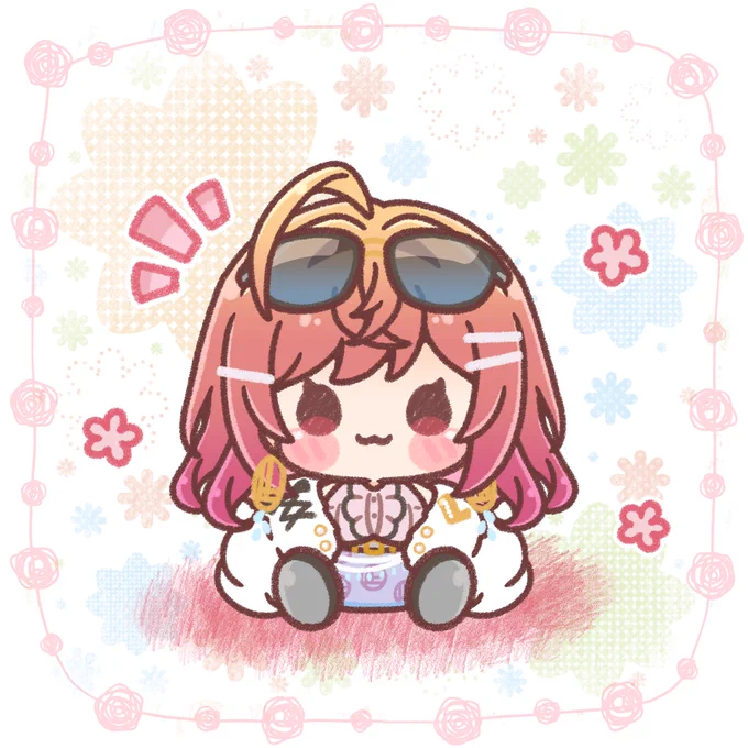 ぬいしゃっちょ1周年&3Dおめでとうございます…!!#ririkart 