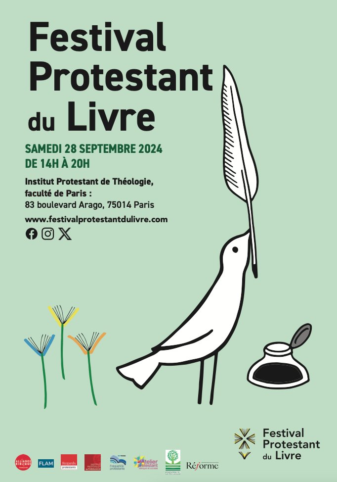 cet après midi, nos autrices et auteurs seront au Festival  Protestant du Livre. Venez les rencontrer.
<a href="/Reg_Protestants/">Regards protestants</a> <a href="/ReformeHebdo/">Réforme</a>