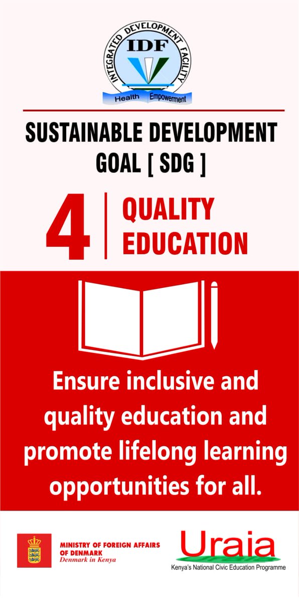 Application of UTU Philosophy to Education.
Education is a human right and public good that should be provided to all citizens, from infancy to adulthood.
No Kenyan school going child should be denied access to education.