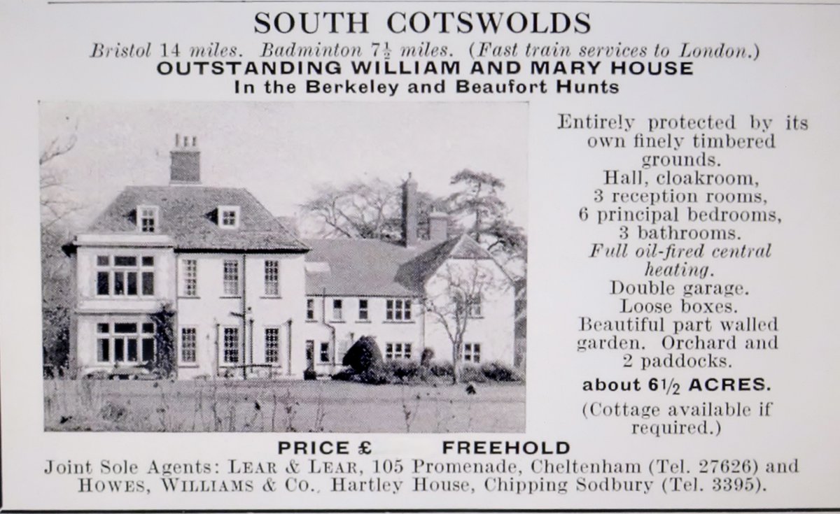 MikeDellwick's tweet photo. If you owned these three houses in 1968 sold them and didn't invest the money what, 'property wise' could you expect to buy in lets say, Salisbury 20 years later? https://t.co/bTtjT6m4in