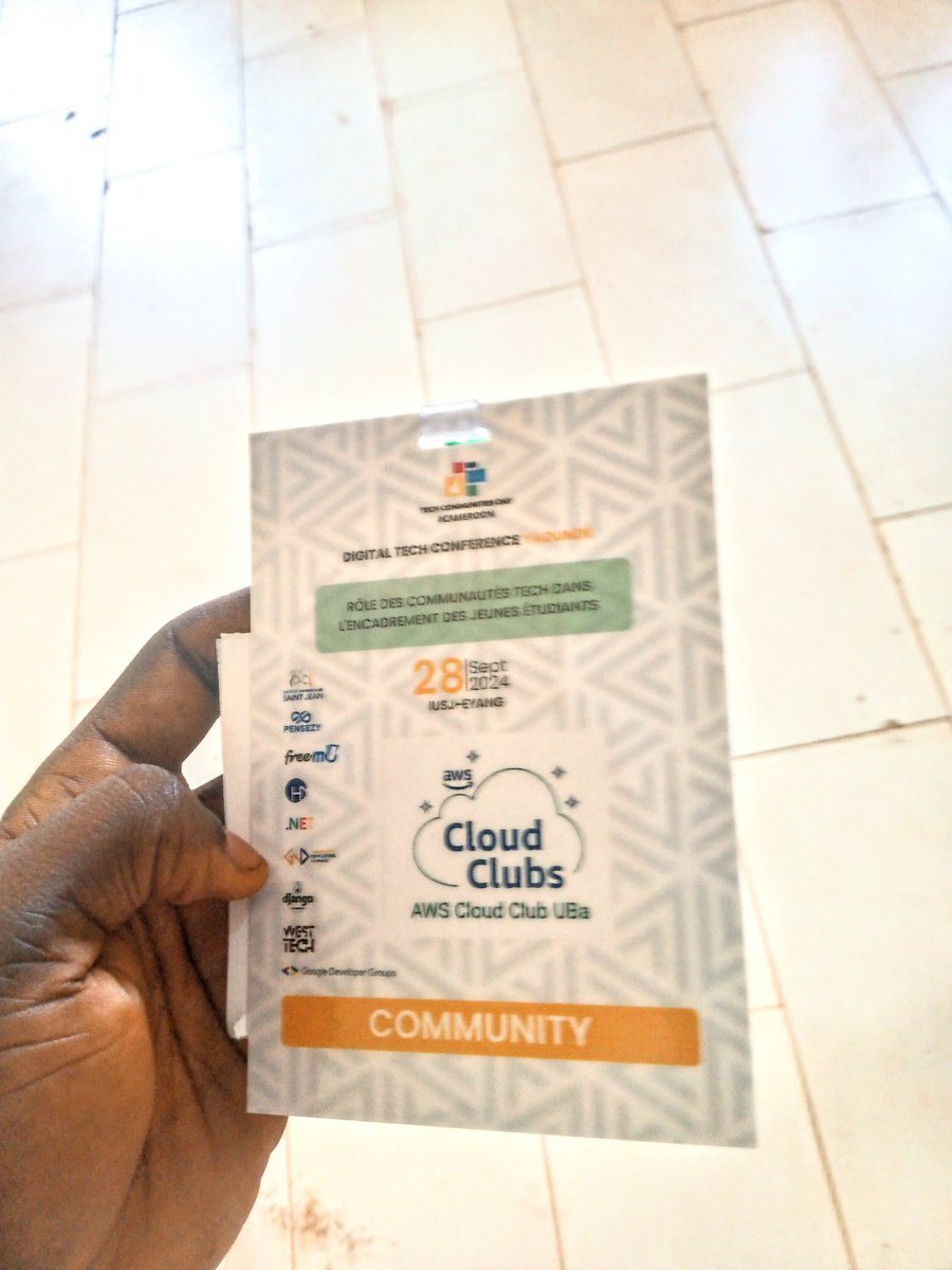 Live at <a href="/tcdcameroon/">Tech Communities Day Cameroon</a> representing the community 😎🔥