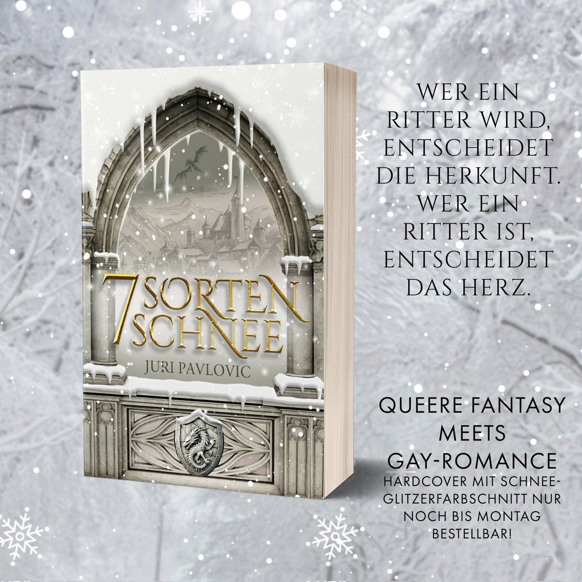 Das emotional packende Fantasy-Epos rund um Ehre, Opferbereitschaft und ganz große Gefühle.

❄️ Bis einschließlich Montag könnt ihr die exklusive gebundene Ausgabe mit Schneeglitzerfarbschnitt im Shop vorbestellen. Dann nie wieder!

amrun-verlag.de/produkt/7ss/