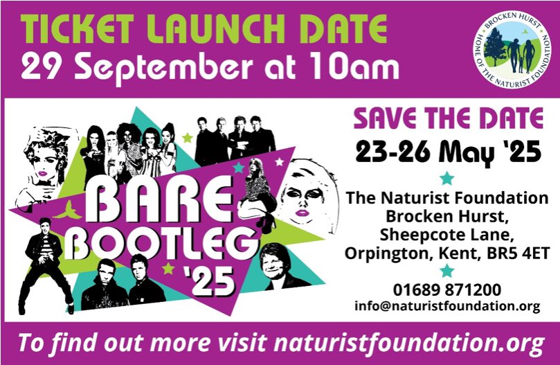 natfound's tweet photo. The clock’s ticking ⏰ It’s less than 24 hours to go until ticket launch day for Bare Bootleg 25!
Set yourself a reminder to be online at 10am tomorrow!
Further details can be found on our website.
#barebootleg #musicfestival #livebands #bankholiday #wherebareisbeautiful https://t.co/OAhYo50aLM