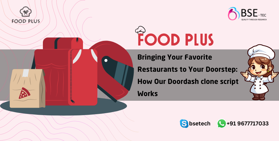 BSEtech's tweet image. Food Plus - Bringing Your Favorite Restaurants to Your Doorstep: How Our Doordash Clone Script Works.
doordashclone.bsetec.com
#FoodDeliveryScript #DoorDashClone
#FoodOrderingScript #onlinefooddeliveryapp
#doordashclonescript