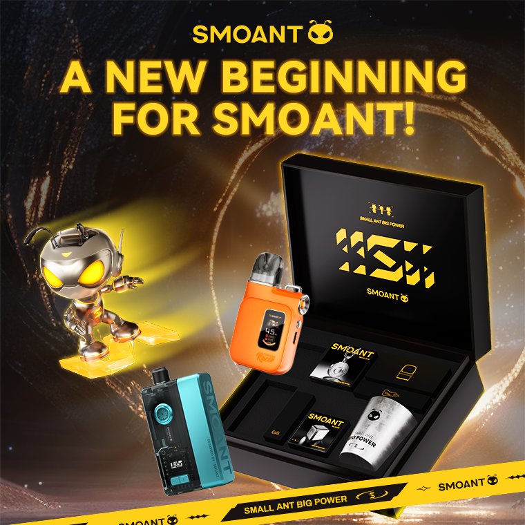 A New Beginning For Smoant! Win the gift box with A Brand New Smoant!
#smoant #newbeginning #smoantbranding
<a href="/Smoant/">Smoant</a>