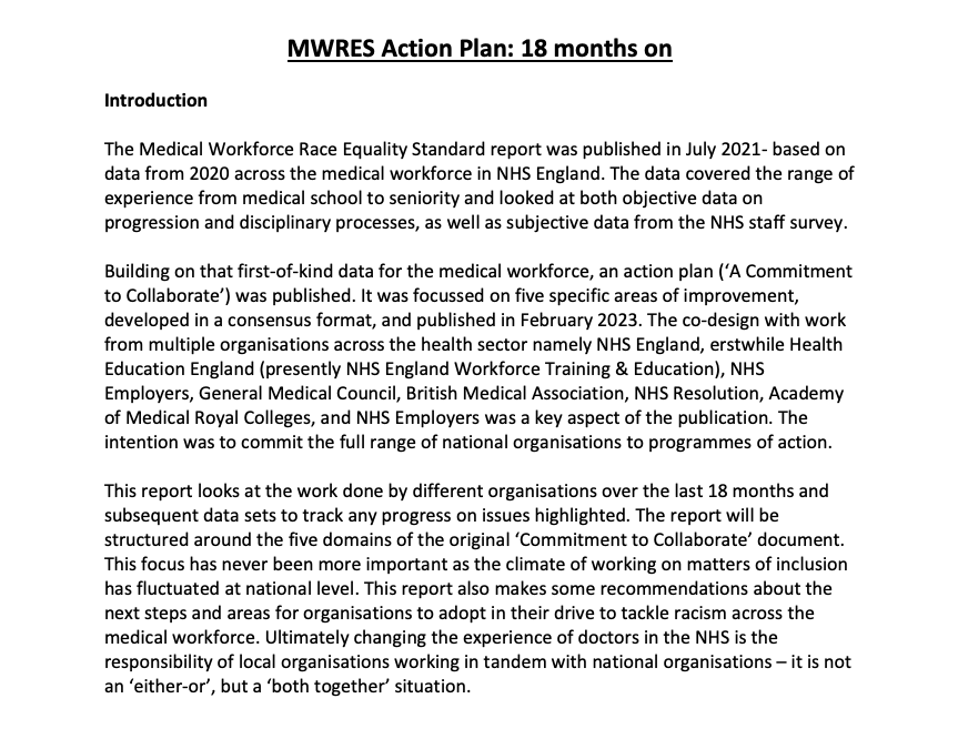 parthaskar's tweet photo. #MWRES action plan: Released Feb 23- recall the folks involved trying to stop that
And all efforts to sink any work subsequently
Yet- thanks to allies across system?
Here we are-tracking changes post this work
Others lack of spine ain't gonna change my drive to tackle #racism https://t.co/s81aOyA1qM