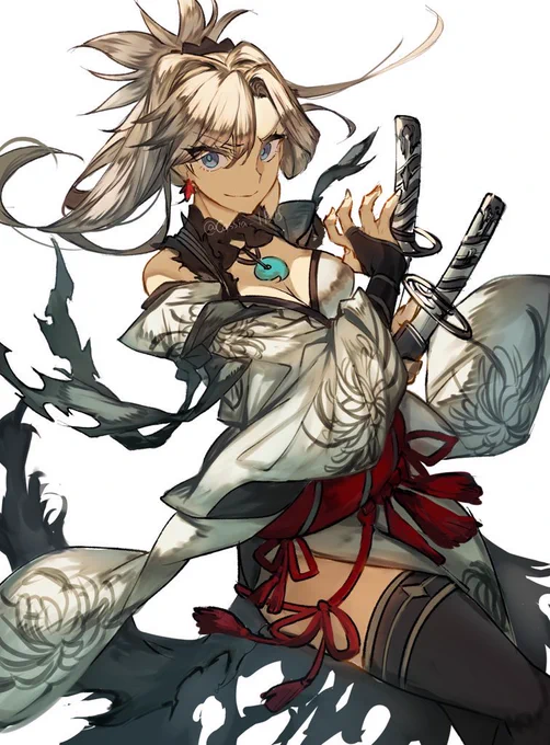 サムレム発売1周年おめでとうございます!!武蔵ちゃん好きだ...!!#FateSR 