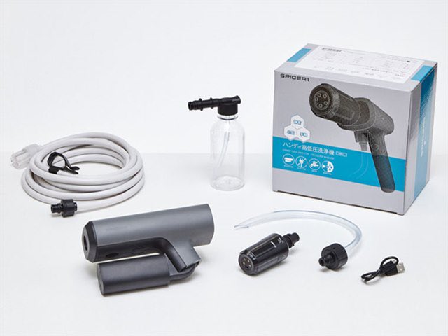 SPICERR SWU-1という高圧洗浄機を購入したのですが、1ヶ月以上待ってようやく到着。
用品店でも入荷すぐに売り切れているらしく、入手に時間がかかっているようです。
我が家は集合住宅で水道が近くにないため、すごく便利！良い買い物でした♪

sygnhouse.jp/products/spice…