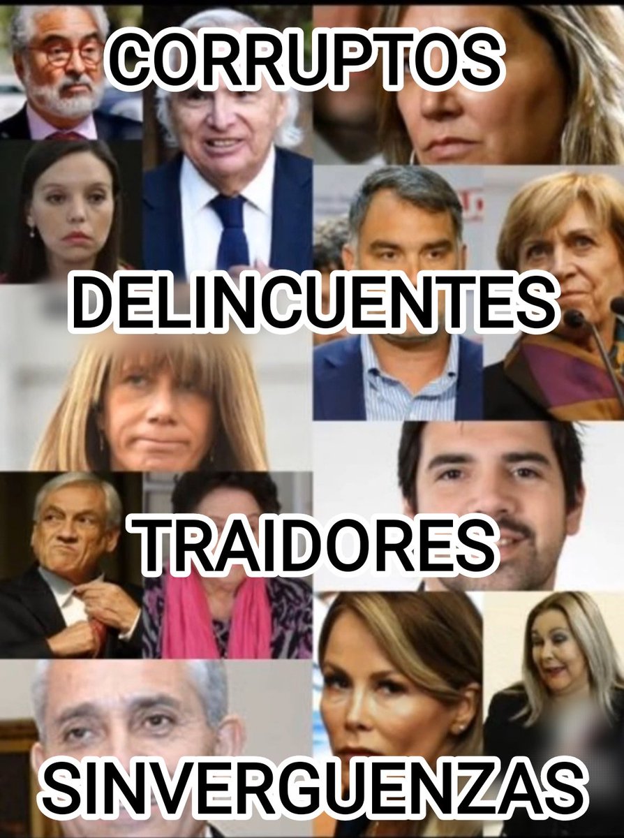 hugoguionista's tweet photo. #DerechaCriminalYCorrupta #LevantarSecretoBancario #NoMasAFP #ApagaLaTele #MacayaRenunciaAlSenado #CeroVotoALaDerechaLadrona https://t.co/pGDXEqUdgd