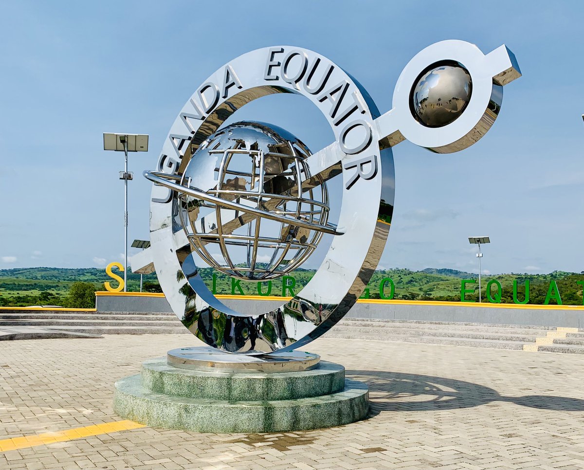 mugarra's tweet photo. We have officially launched the Kikorongo  #EquatorMonument which is already drawing in huge numbers of tourists. Statistics from the Museum and Monuments department indicate that within the first week of unveiling the monument, 340 tourists visited the site. 

As of yesterday September 27th (3 weeks of unveiling), 13,500 visitors have been recorded.

Developers are already on board to put up amenities such as a restaurant and rest rooms for tourists. More facilities such as accommodation with intentional details that speak to the uniqueness of the Equator will also be constructed to give tourists memorable experiences.
#ExploreRwenzori 
#WTD2024 
#ExploreUganda