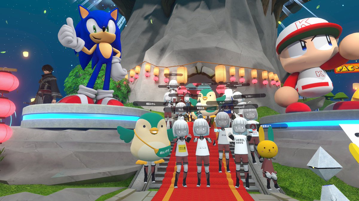 LalaluuVR's tweet photo. TGSのVRワールドを回っていたら偶然ツアー中のエルさんたちを見つけたので合流して一緒に回ってきました #TGS2024 #TGSVR https://t.co/g1Ua3DTf5A