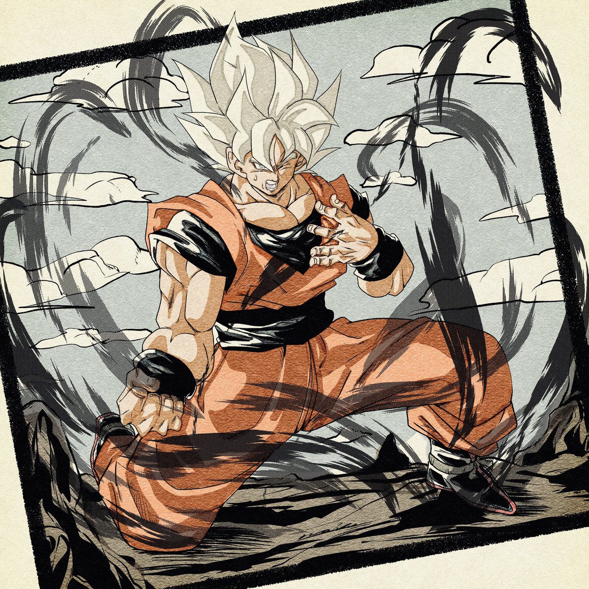 心臓病悟空 #ドラゴンボール #イラスト