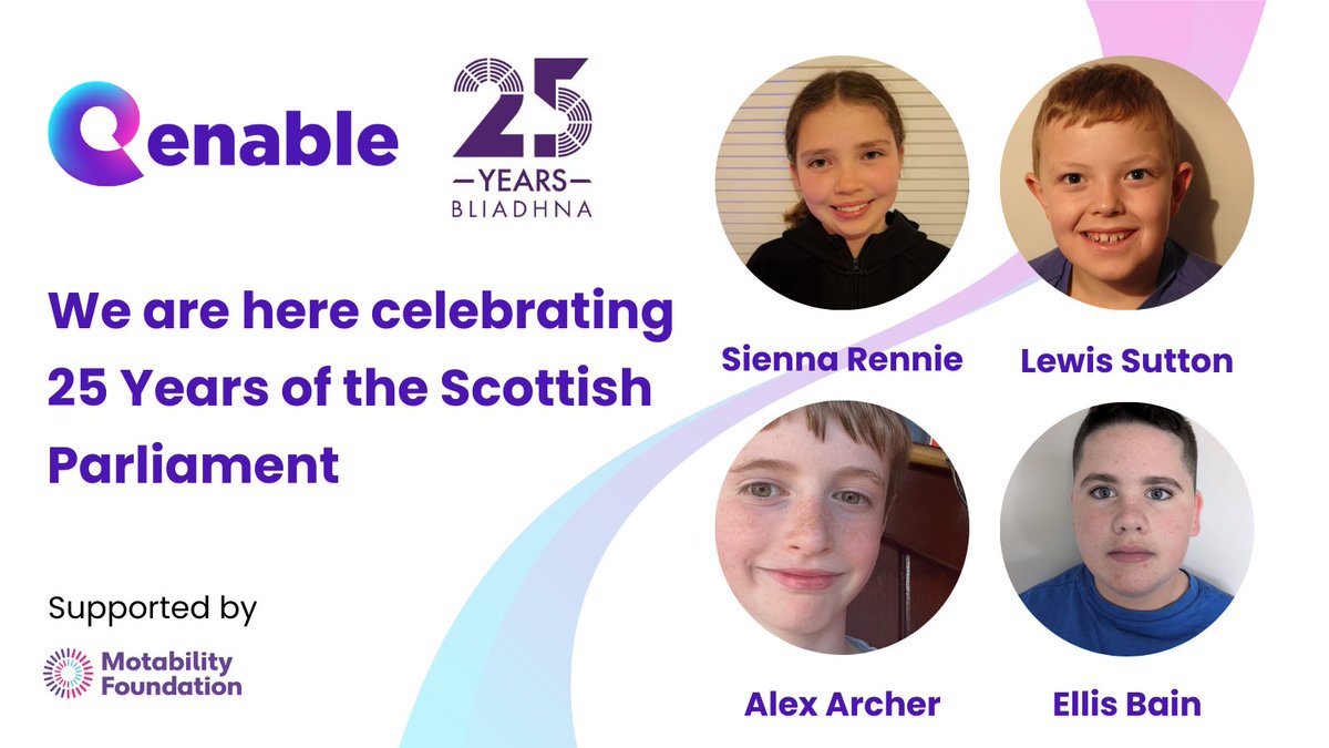 Today’s the Day!

We are excited that our youth group representatives – Lewis, Sienna, Alex and Ellis – will be taking part in history today as part of the 25th Anniversary Event. They will be joined by our Co-ordinators, Kei Yiu Ng and Dayna Ali at Holyrood.

#ScotParl25