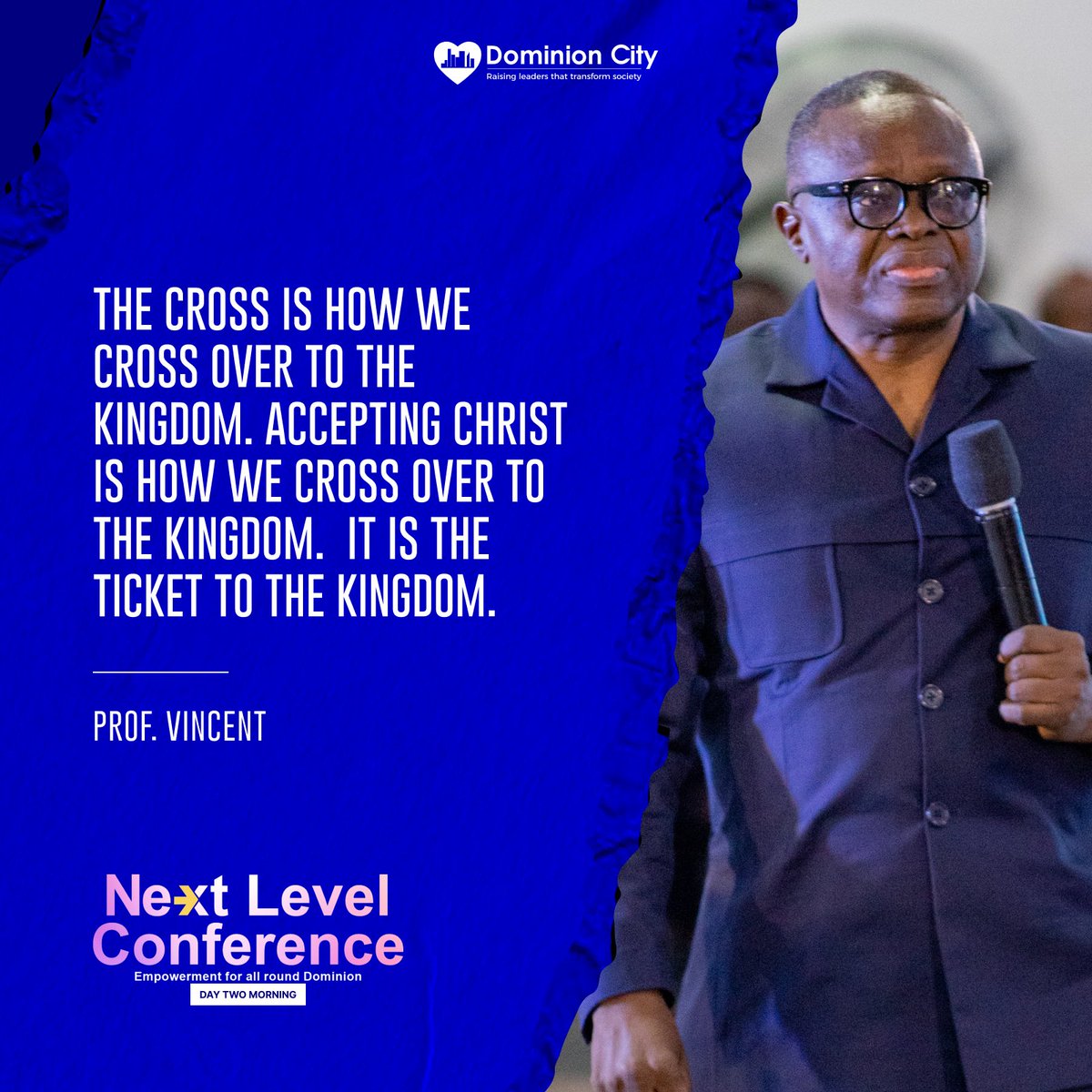 dominioncitylag's tweet photo. Nuggets on Prof Vincent session on the Kingdom and our responsibility to grow from the baby stage to the adulthood.
#DominionCity #DCNextLevelConference #NLC24 https://t.co/AKEok0CdOM
