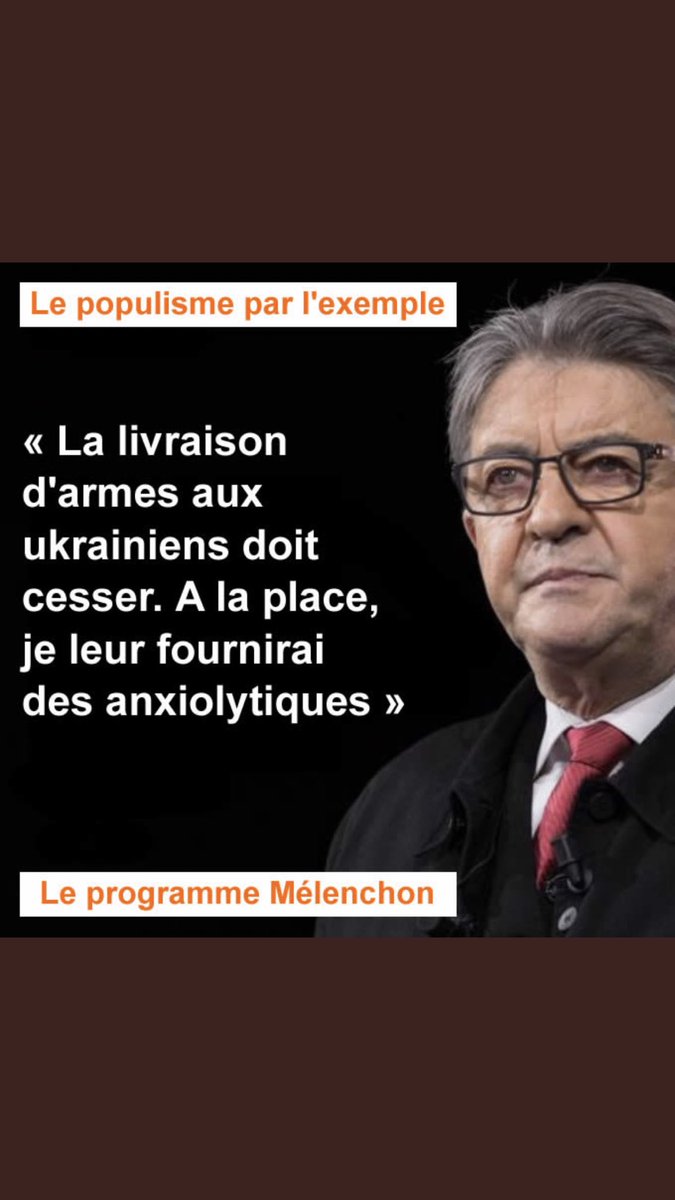 C'est marrant ces EELV soumis à Mélenchon qui se prétendent soutien de l'Ukraine. Ceci dit, voici la parole du Che