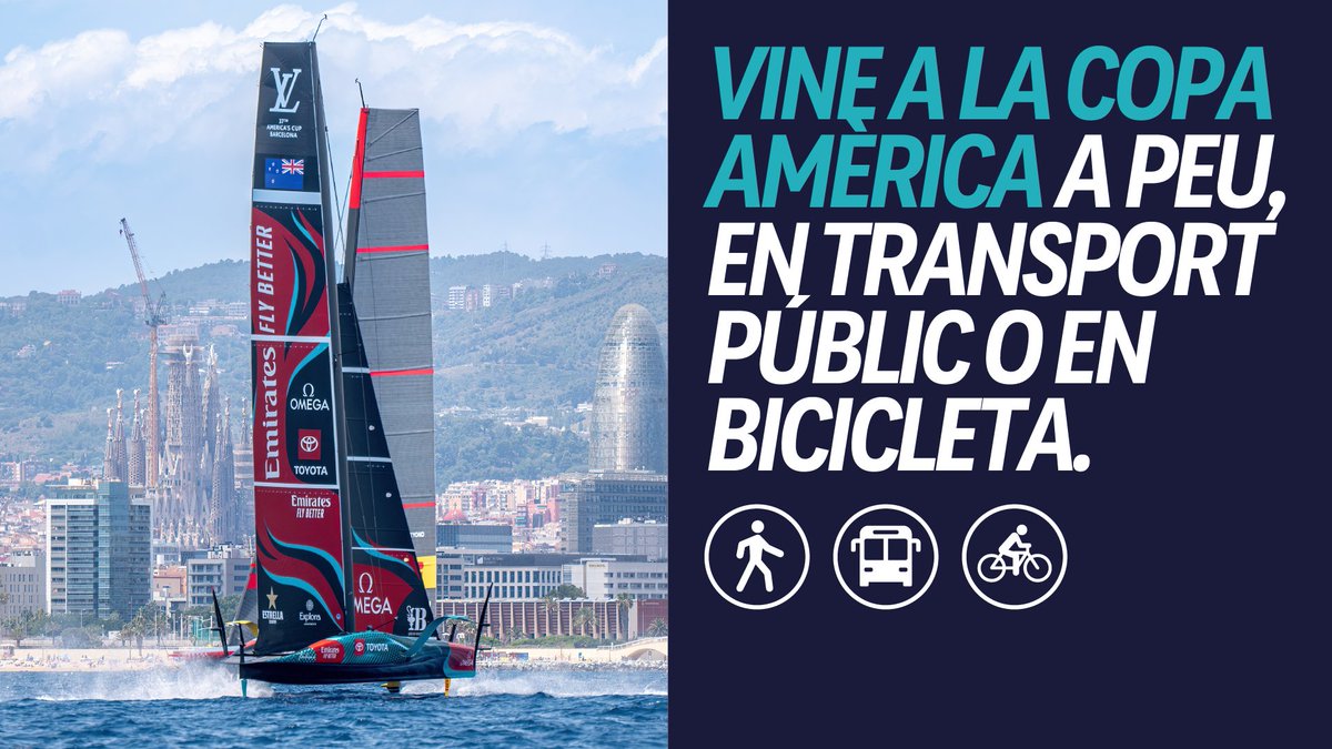 Barcelona Mobilitat (@bcn_mobilitat) on Twitter photo Si vens amb vehicle privat a veure les regates de la Copa Amèrica el pots estacionar als aparcaments dissuasius habilitats i arribar a la zona amb transport públic!
En tens un a la zona del Fòrum i l’<a href="/AparcamentsBSM/">AparcamentsBSM</a> de Rius i Taulet a Montjuïc!
Més info: barcelona.cat/mobilitat/ca/a… Si vens amb vehicle privat a veure les regates de la Copa Amèrica el pots estacionar als aparcaments dissuasius habilitats i arribar a la zona amb transport públic!
En tens un a la zona del Fòrum i l’<a href="/AparcamentsBSM/">AparcamentsBSM</a> de Rius i Taulet a Montjuïc!
Més info: barcelona.cat/mobilitat/ca/a…