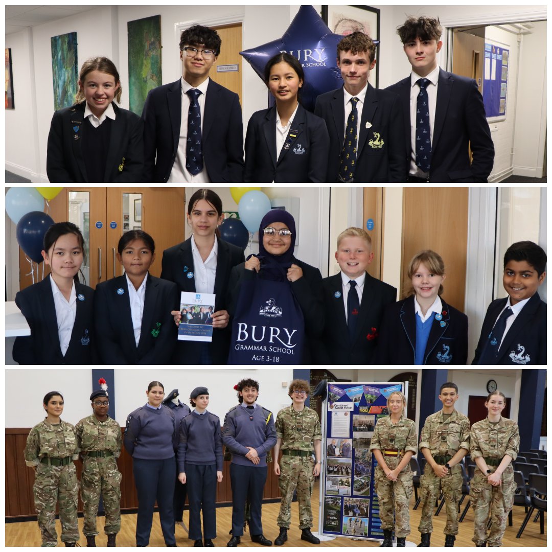 BuryGrammar's tweet photo. Our dedicated Pupil Ambassadors, Prefects, and incredible team of teachers are here to help you explore #BuryGrammarSchoolโs #OpenEvent! ๐โจ
Join us, ask questions, and get a taste of what makes #BuryGrammarSchool so special. ๐ซ๐ซ
#OpenDoors #SchoolOpenEvent https://t.co/RyWUzQl3WG