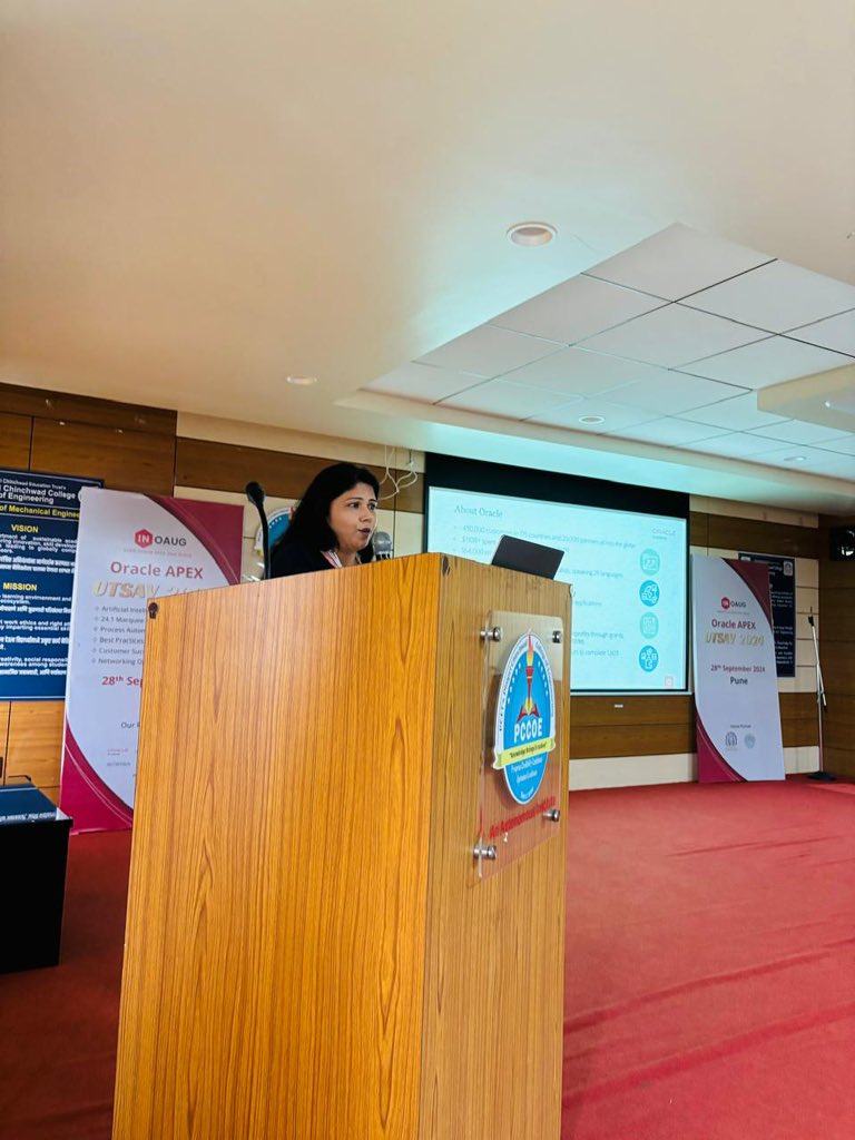 inoaug's tweet photo. 🚀 Excited to have Anuradha Sharma from @OracleAcademy at #APEXUtsav! She’s sharing insights on Advancing Technology Education Around the World.
#Oracle #orclAPEX #INOAUG #orclAPEXIndia #orcIAPEXJAPAC #OracleACE https://t.co/At2xKjQ3V6