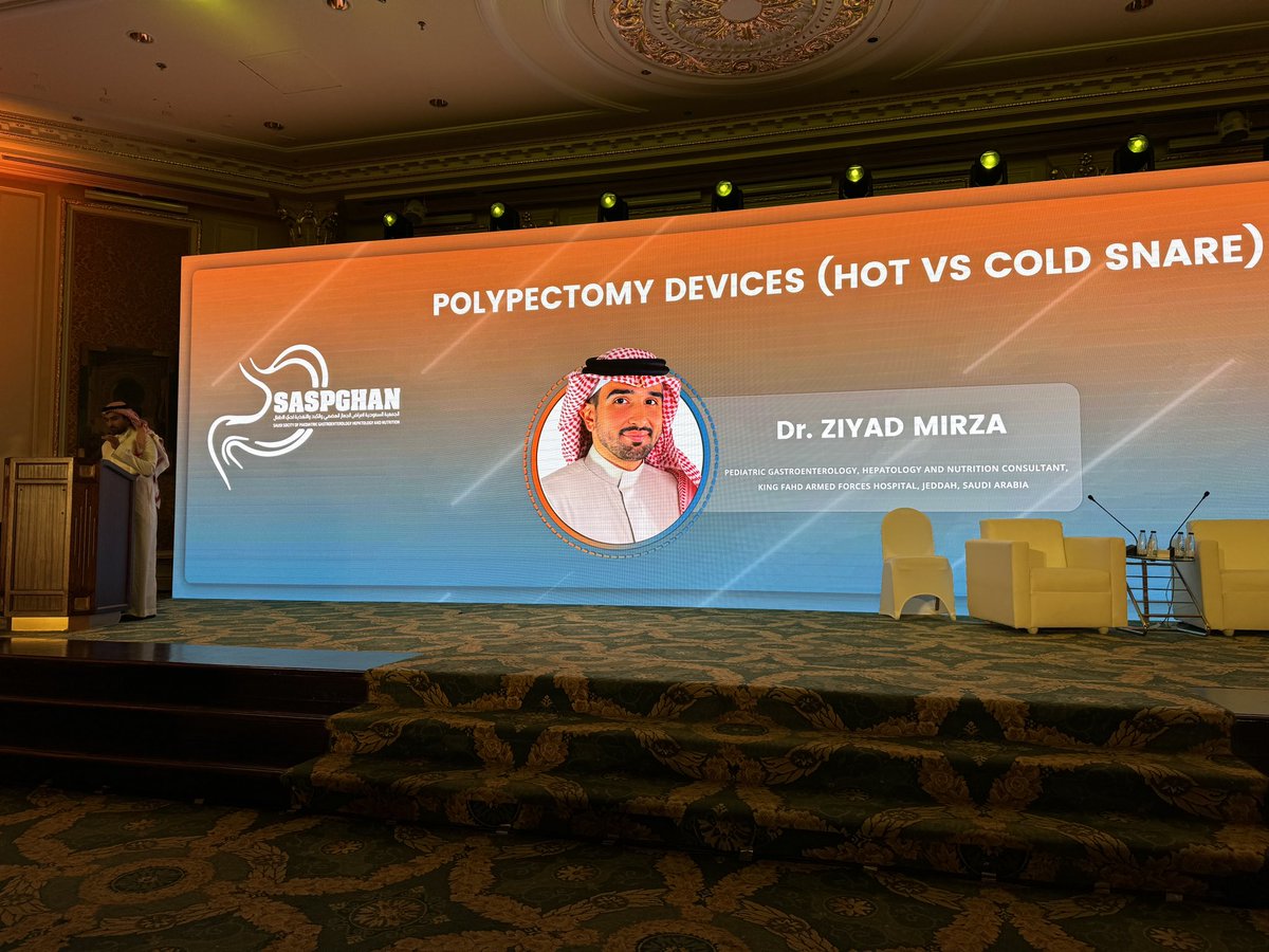 Session VII: Pediatric Endoscopy
Has started 

Polypectomy devices (hot vs cold snare)
Dr. Ziyad Mirza
#SASPGHAN