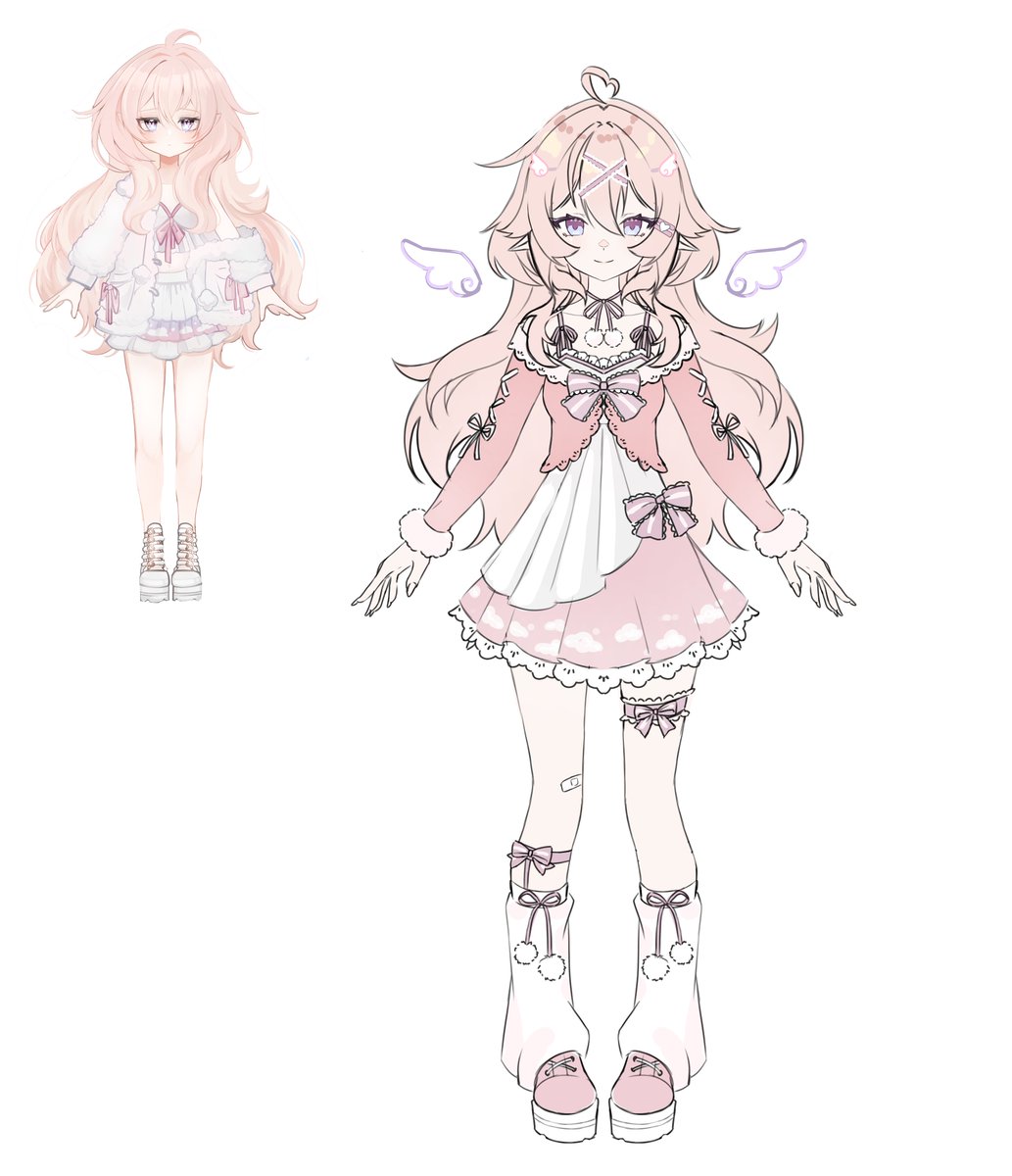 mokimioki's tweet image. Some redesigns for vtubers