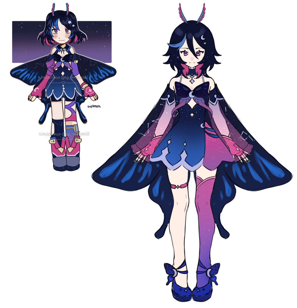 mokimioki's tweet image. Some redesigns for vtubers