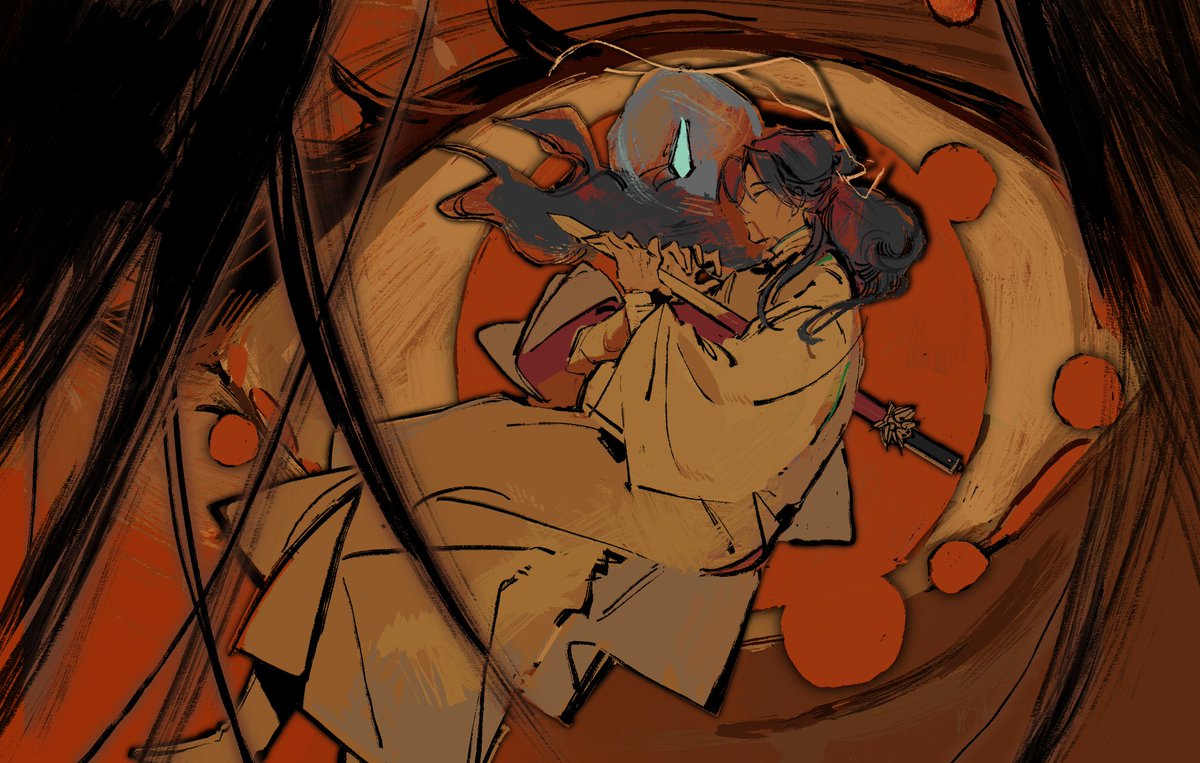 绝处一念剖祀奉，十分狼藉泪残红。

#TGCF #天官