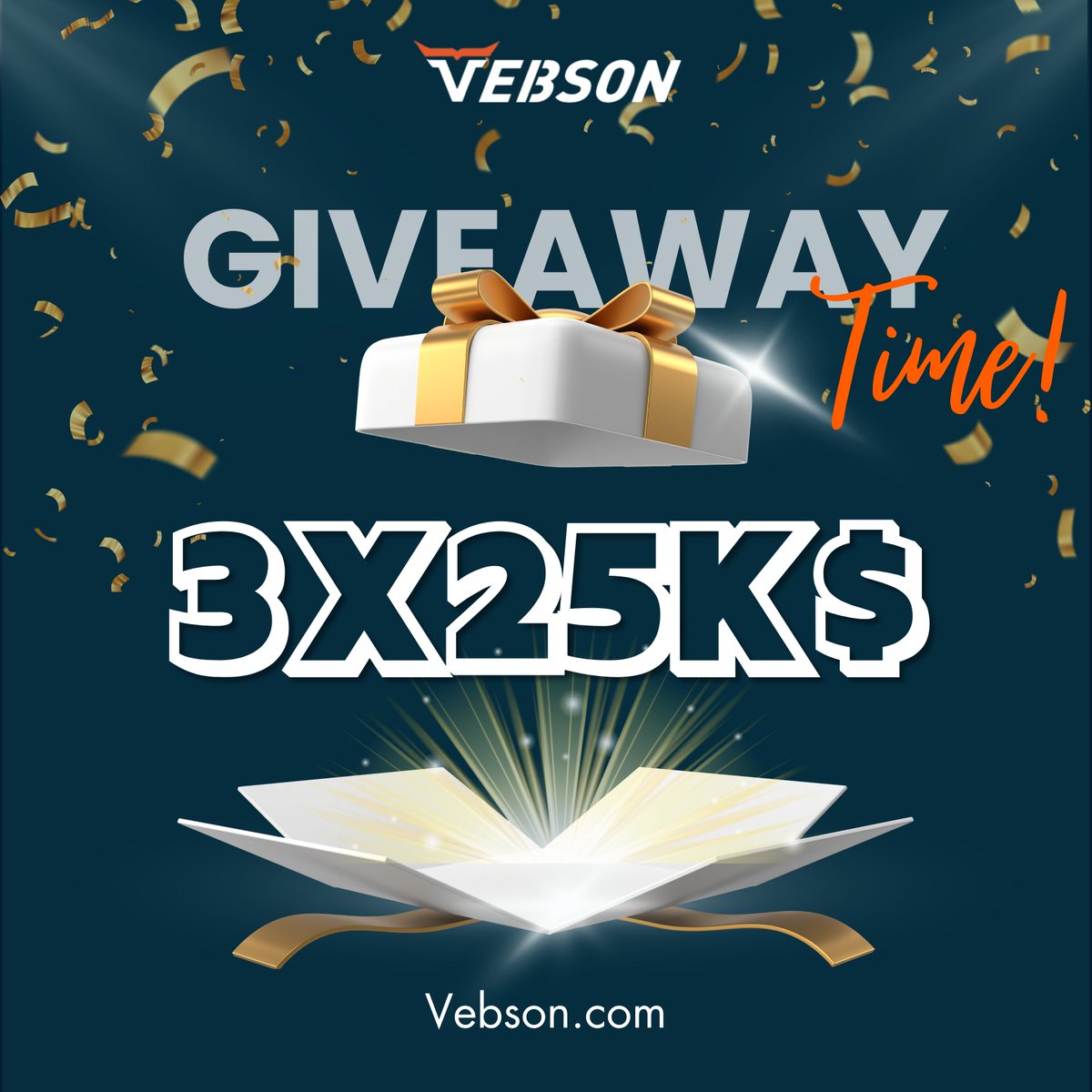 VebsonPropTrade (@vebsonproptrade) on Twitter photo 25k$ challenge accounts giveaway
rules to enter
follow
like and retweet
share on story 25k$ challenge accounts giveaway
rules to enter
follow
like and retweet
share on story