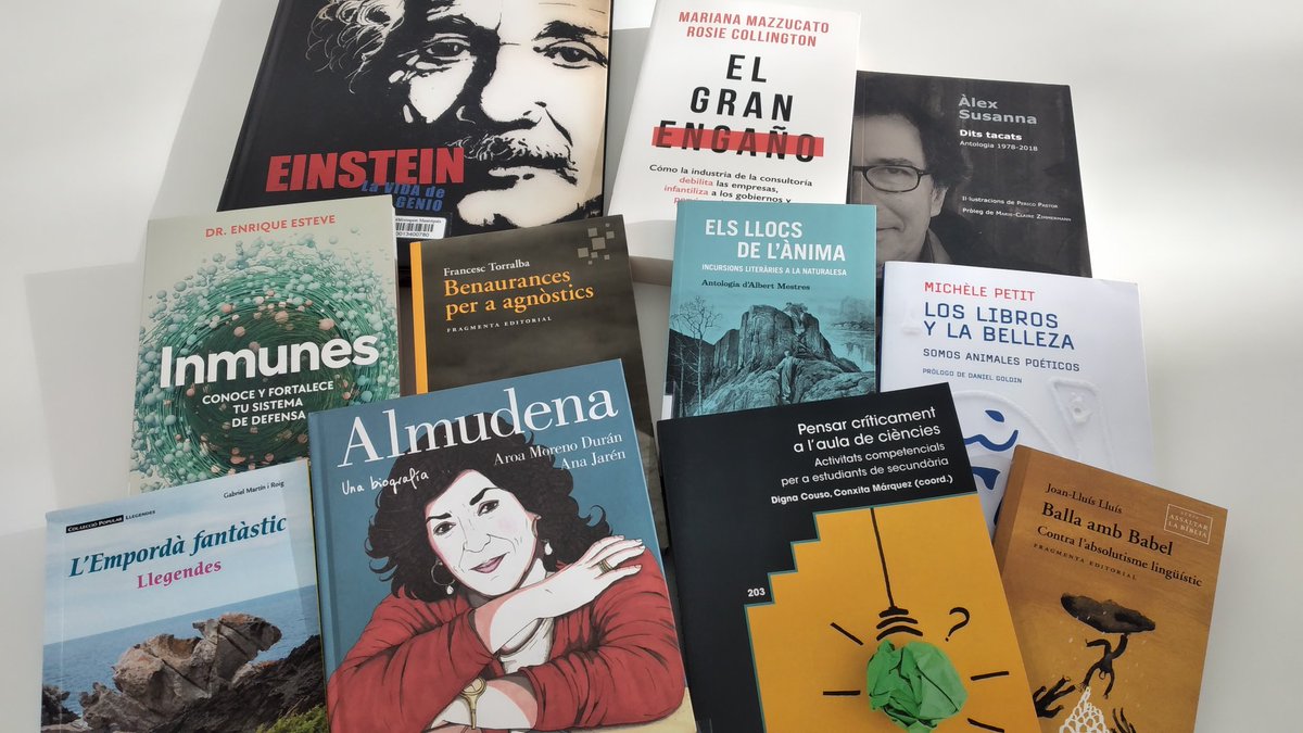 bnavarclessv's tweet image. Novetats 📚 Novetats 📚 Novetats 📚 Novetats 💚
Aquestes i moltes altres novetats trobareu a la biblioteca, gràcies a la Subvenció OSIC  @cultura_cat 
@ajnavarcles @bibliotequescat @bibliotequesXBM 
#OSICNavarcles @CulturaCCentral