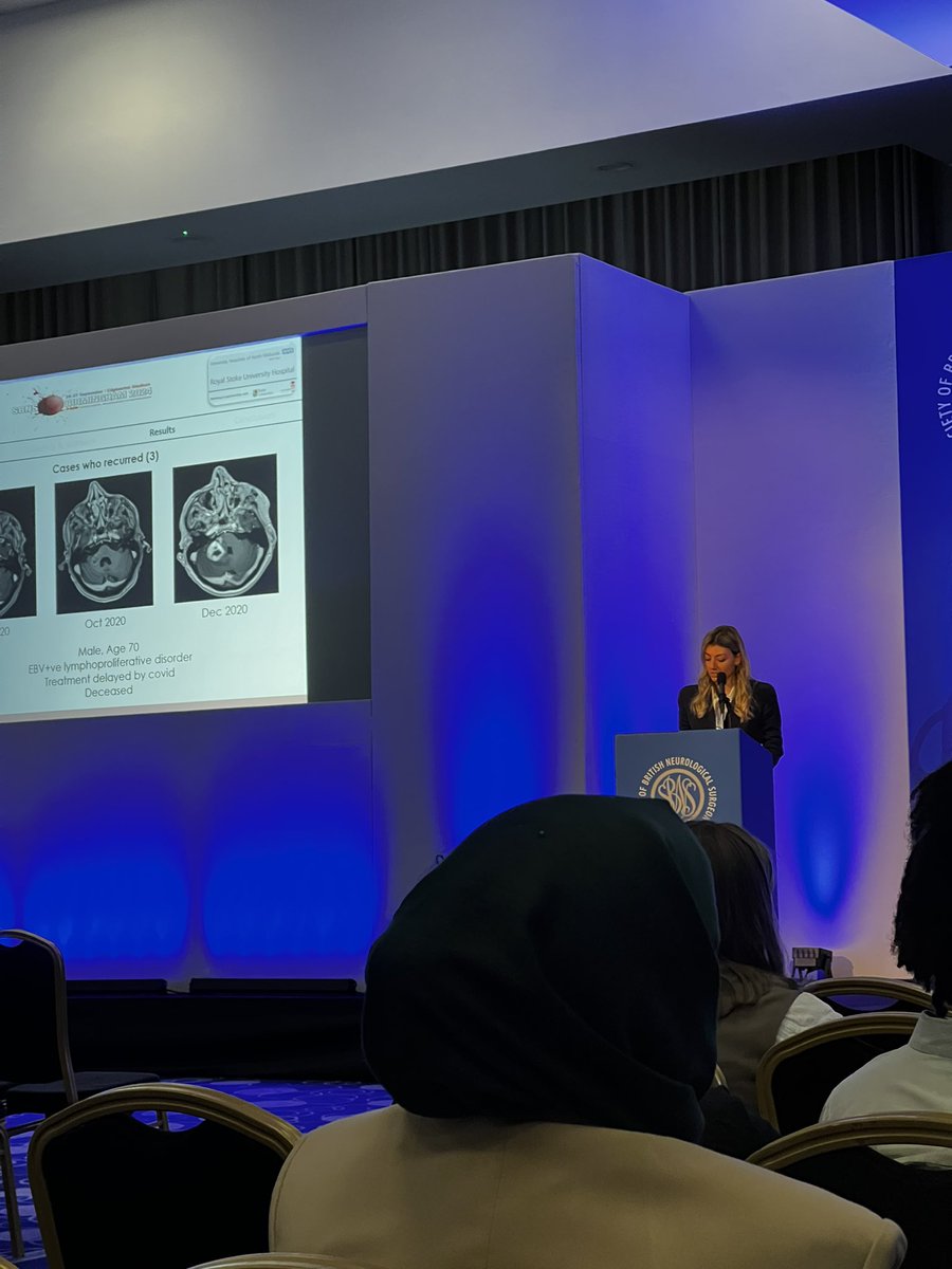 vassiliou_anna's tweet photo. It was an absolute pleasure to attend the SBNS conference in Birmingham, presenting our research during my Neurosurgery ST1 year in @UHNM_NHS 

@The_SBNS https://t.co/9pZ6zMBNi4