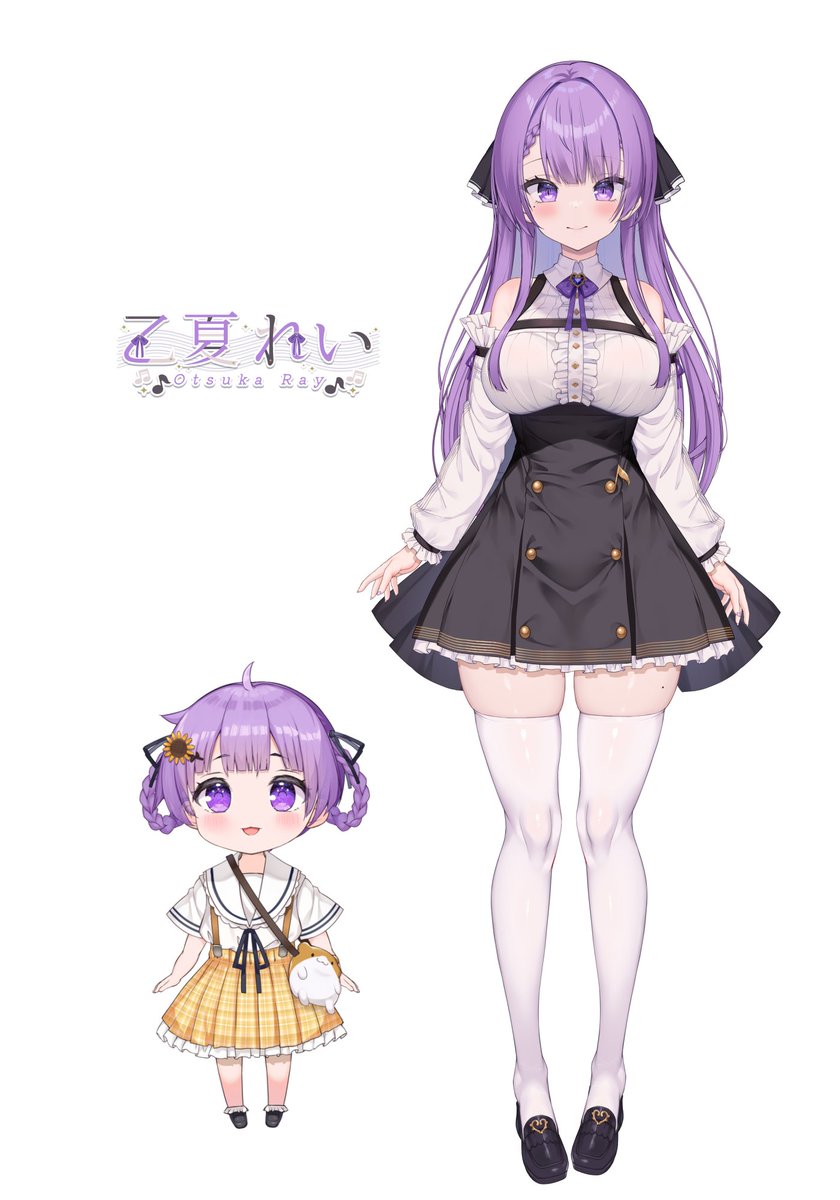 💜✨新モデル大公開✨💜 シングルマザーVTuber 乙夏れい そして4歳の娘 ...