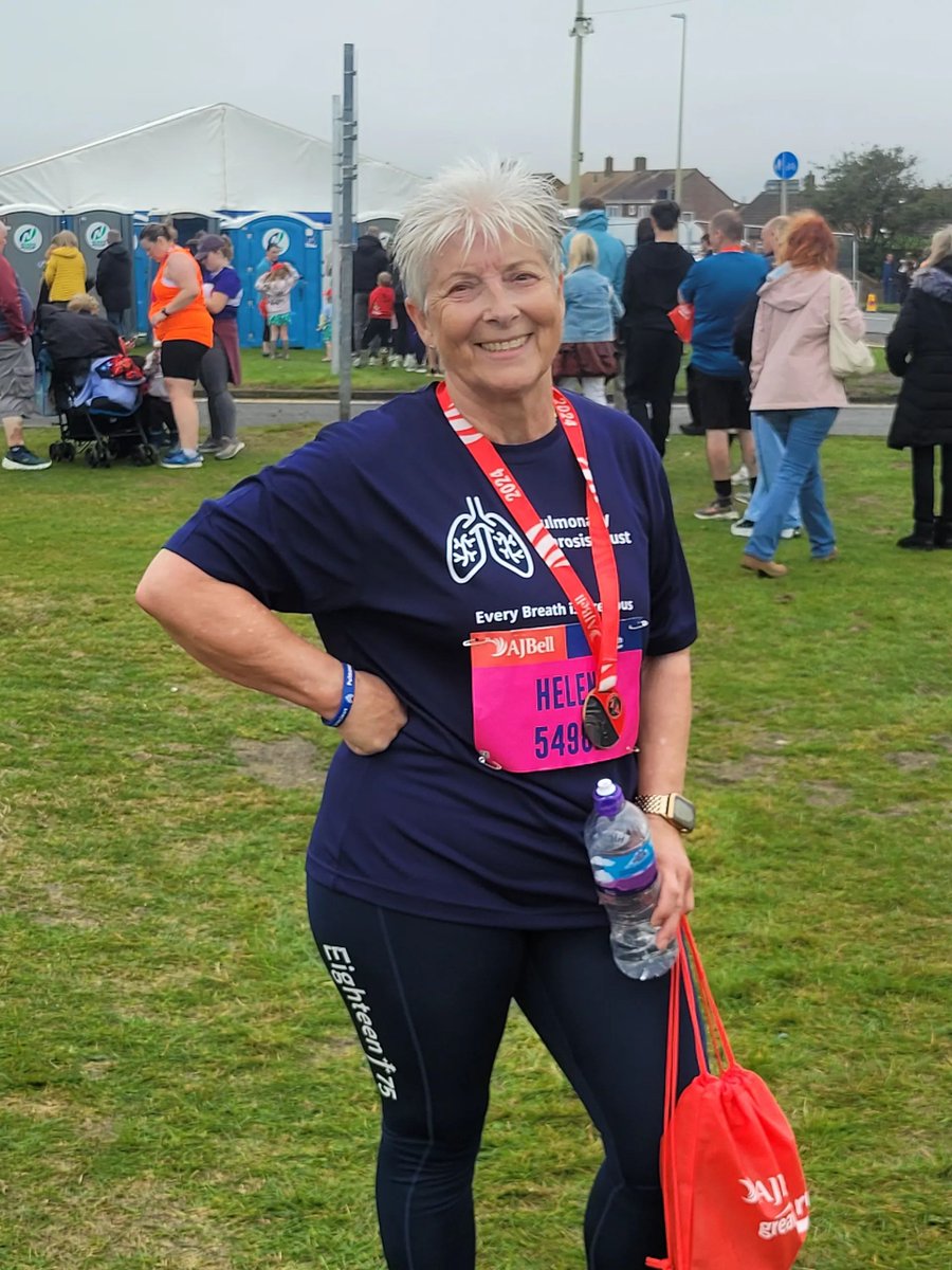 PFTrust's tweet photo. A huge thank you to Helen Bridgeman in completing the GNR in aid of PFT.
I managed to do it in 2 hours and 58 minutes, which was just under my goal of 3 hours. I can't thank you all enough for the donations, love and support I have been shown.
#PFAM #EveryBreathEveryStory https://t.co/PFrCA789hu