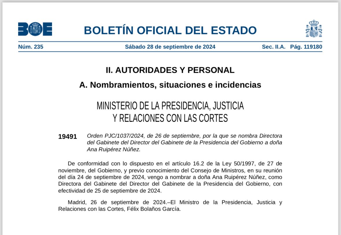 c_escipion's tweet photo. “Directora del Gabinete del Director del Gabinete”
No es magia, son tus impuestos. https://t.co/wcTna666hC