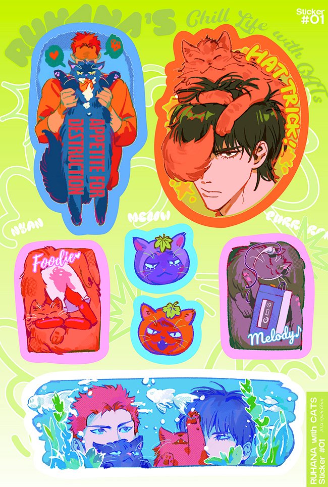 🦊🌸シール＃①