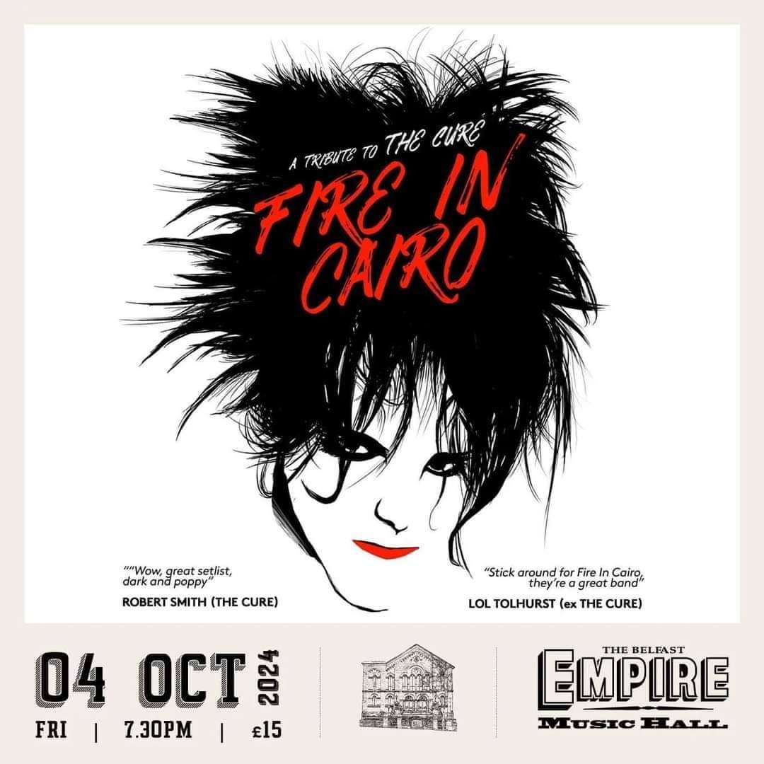 Tonight's visit from <a href="/charmingmenband/">These Charming Men</a> is now officially SOLD OUT. Not to worry,  they'll be back on Saturday 22 February!

If you can't wait that long for your hit of eccentric English misery, we've got the amazing Fire In Cairo in on Friday!