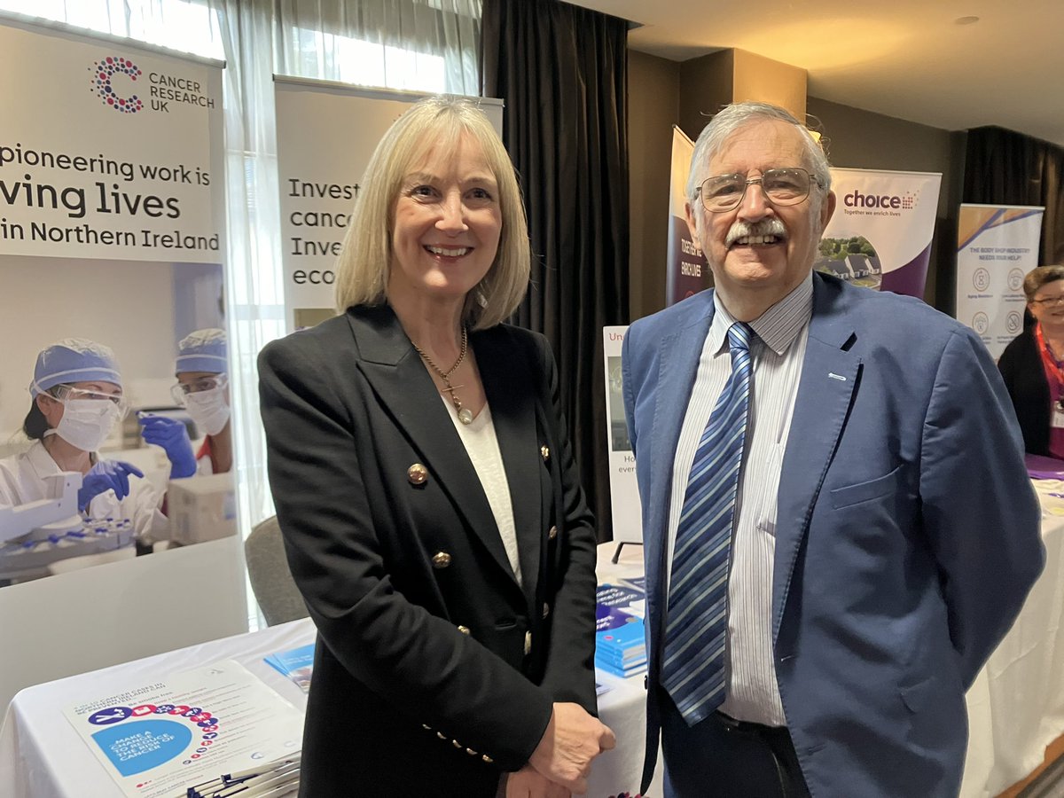 Great chat with <a href="/alcham49/">Alan Chambers MLA North Down.</a> at today’s #UUP24 conference about the harms of tobacco and for the NI Executive to support legislation to make NI smokefree as soon as possible and invest more in cessation services #smokefreeUK