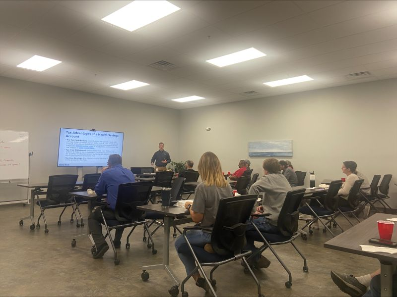 LevisBuildComp's tweet image. Thank you, Adam from Fulton Bank, for sharing insights on HSA accounts and their benefits at our latest lunch and learn! Another successful event! #EmployeeWellness #LunchAndLearn
