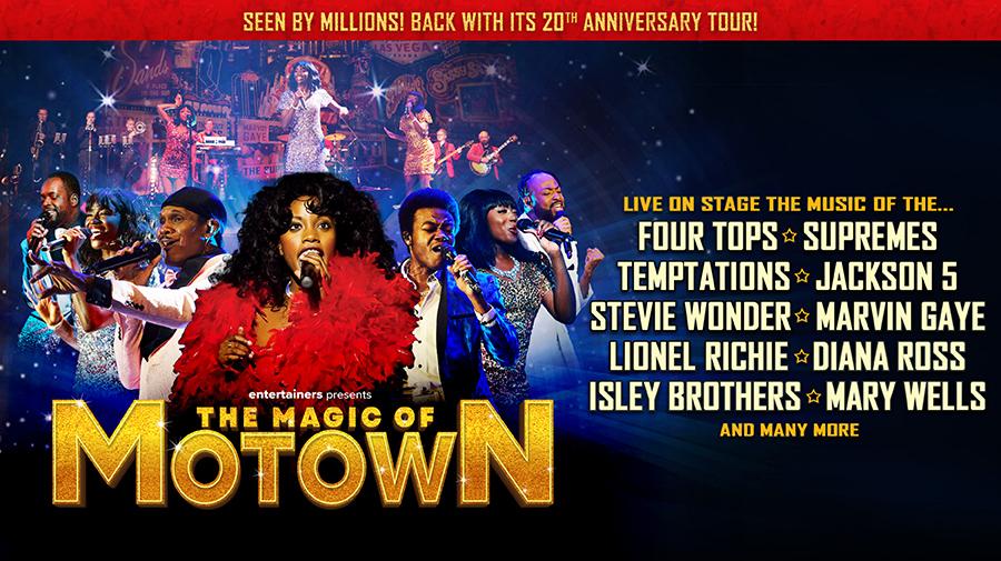 Celebrate the sound of a generation with the classic hits of The Temptations, Supremes, Four Tops, Jackson 5, Marvin Gaye, Diana Ross, Stevie Wonder, Martha Reeves, Smokey Robinson live in concert. Seen by over a million people!
📅 3 October 2024
🎟️ bit.ly/3TKUdQt