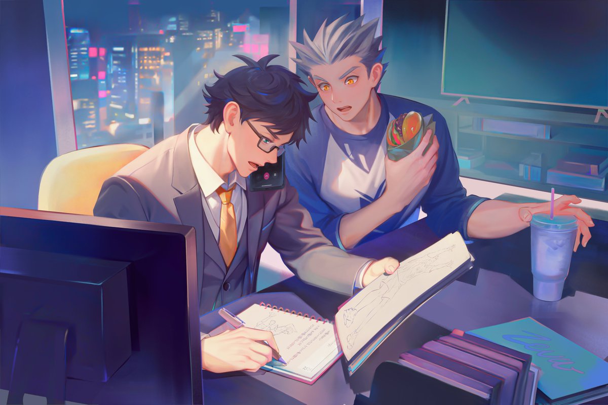 Zeva0326's tweet photo. WOW, He is so amazing!
#BokuAka #ハイキュー #赤苇京治 #木兔光太郎 #haikyuu #akaashi #bokuto https://t.co/1fugqu5POe